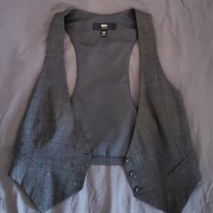 Gray and Plaid Vest